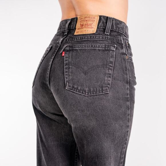 Vintage 90s Deadstock Black Levi 550's 31x32 - Picture 6 of 6